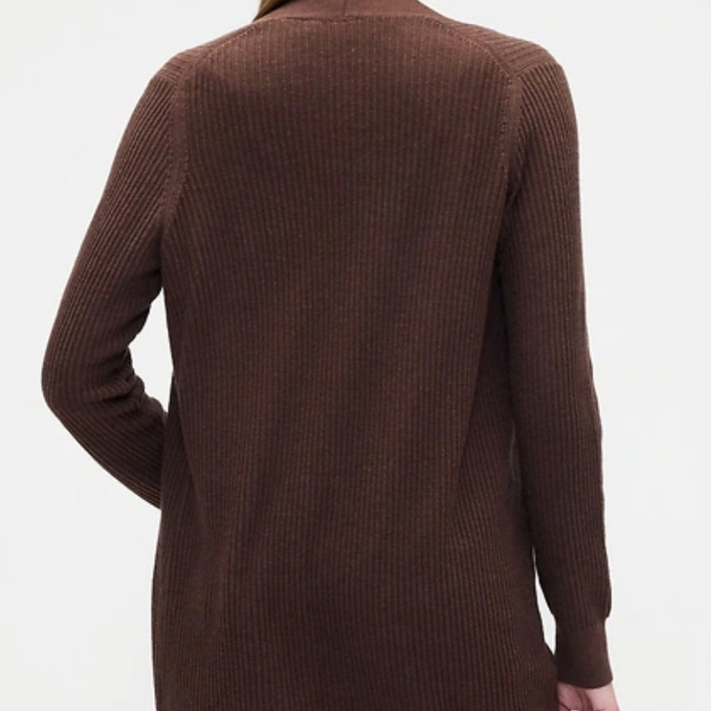 Gap Relaxed Shaker-Stitch Open Front Cardigan - Picture 5 of 6